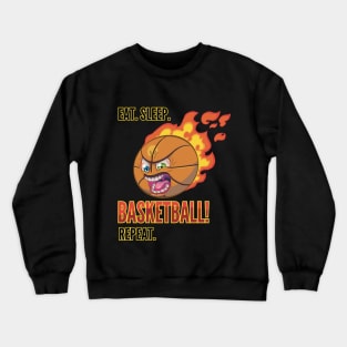 Mad Basketball - Eat Sleep Basketball Repeat Crewneck Sweatshirt